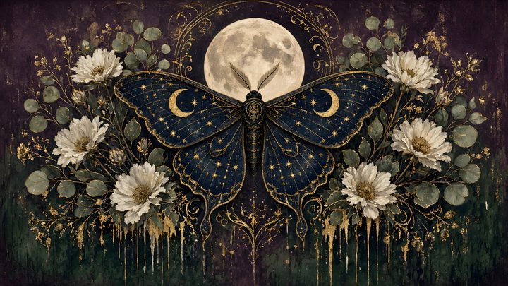 Celestial Moth art print