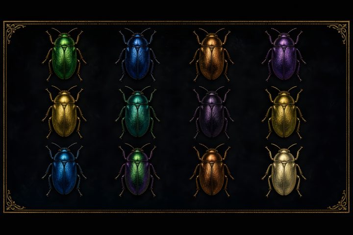 Jewel Beetle Plate art print