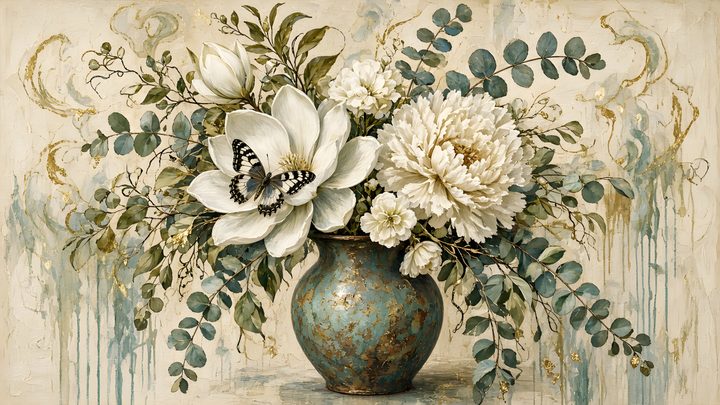 Patina Botanical art print