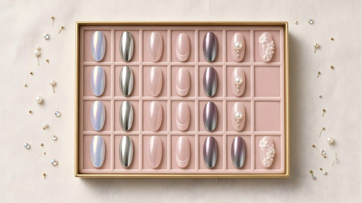 Press-On Nail Specimen Tray art print