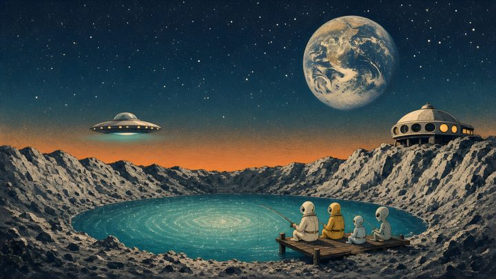 Visit Crater Lake art print
